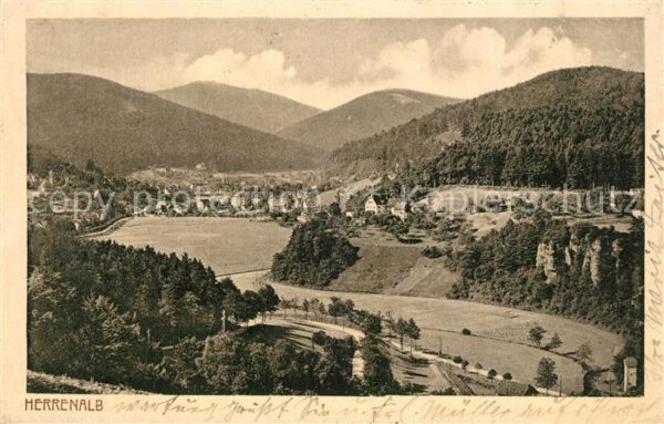 Bad Herrenalb Panorama Schwarzwald