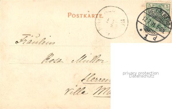 Heidelberg Neckar Landschaftspanorama Kreuzgrund – Bild 2