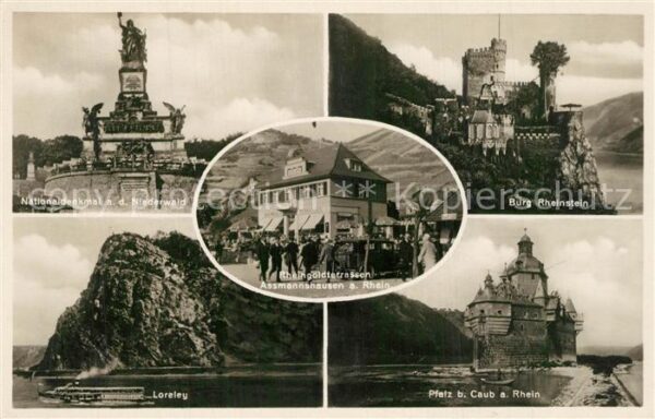 Assmannshausen RheingoldterrassenNationaldenkmal Niede