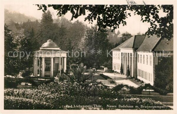 Bad Liebenstein Neues Badehaus mit Brunnentempel