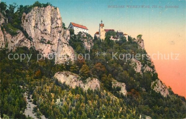 Langenbrunn Schloss Werenwag Felsen