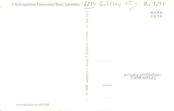 Schmuecke Erholungsheim Eisenwerke West Landschaf – Bild 2
