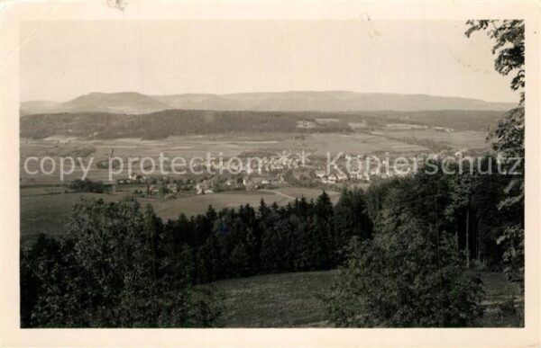 Schalkau Panorama Blick von der Ruine Schaumburg
