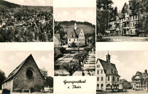 Georgenthal Gotha FDGB Heim Kurhaus Hotel Deutscher Hof K