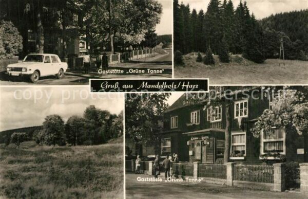 Mandelholz Harz Gaststätte Grüne Tanne Landschaftspanor