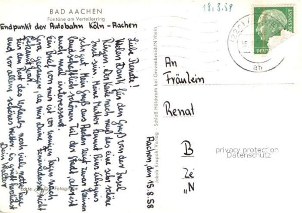 Bad Aachen Fontäne am Verteilerring – Bild 2