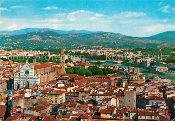 Firenze Florenz Una veduta del lato Est