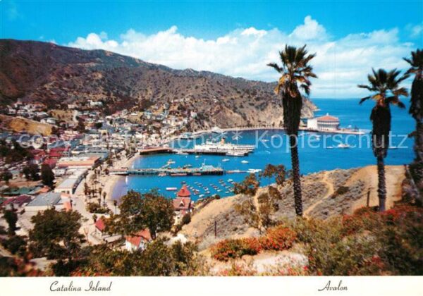 Avalon California Panorama Harbour Coast