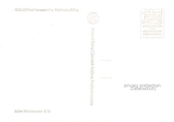 Golling Salzach Gesamtansicht mit Lammertal und Dachste – Bild 2