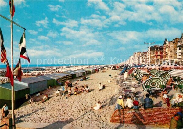 De Panne Blick auf den Strand
