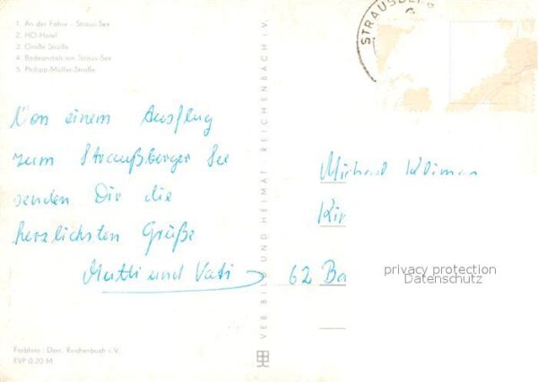 Strausberg Brandenburg Fähre Strausssee HO Hotel Grosse Strass – Bild 2