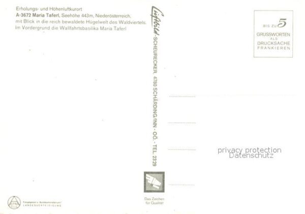 Maria Taferl Wallfahrtsbasilika Maria Taferl Flieger – Bild 2