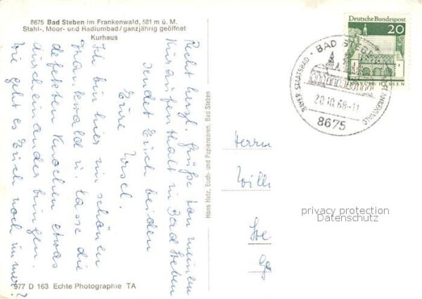 Bad Steben Kurhaus – Bild 2