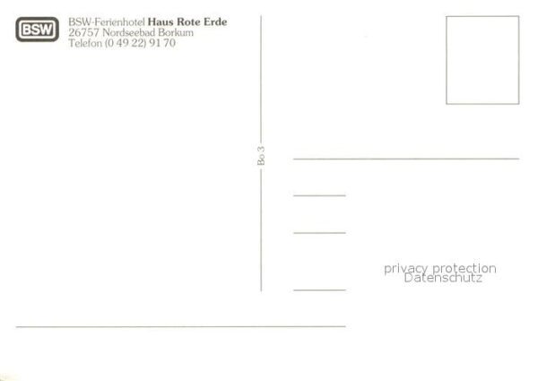 Borkum BSW Ferienhotel Haus Rote Erde – Bild 2