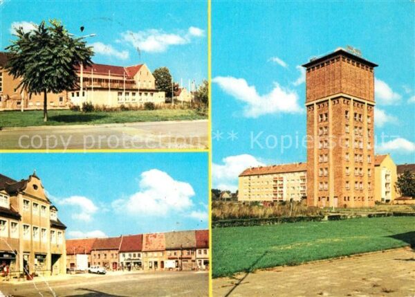 Herzberg Elster Kulturhaus Karl Marx Platz Wasserturm u