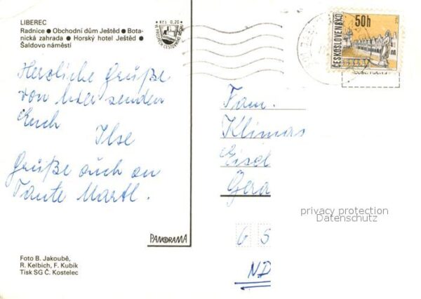 Liberec Radnice Obchodni dum Jested Botanicka z – Bild 2