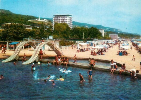 Slatni Pjasazi Schwimmbad Strand