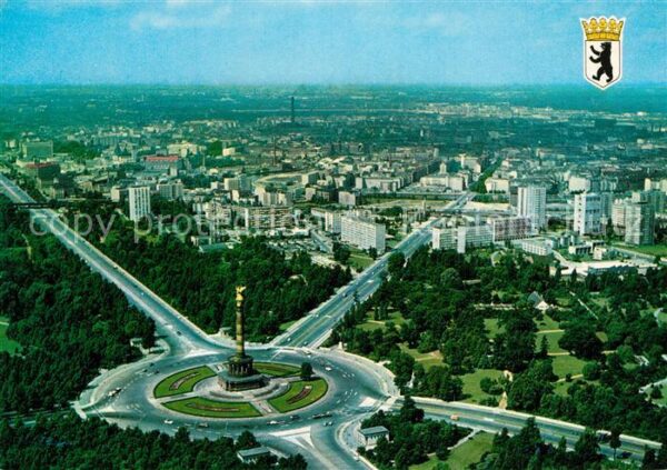 Berlin-Tiergarten Siegessäule und Hansaviertel