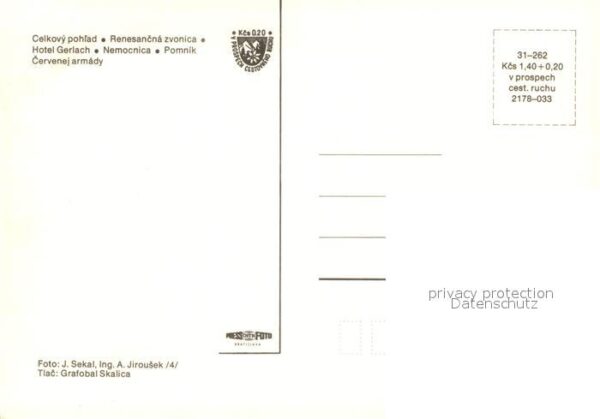 Poprad Celkovy pohlad Renesancna zvonica Hotel – Bild 2