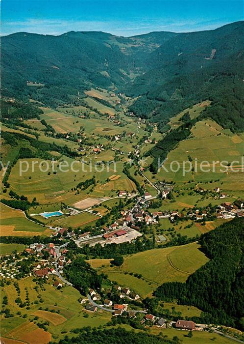 Simonswald Simonswaeldertal Blick auf Ettersbach Haslachsimonswald