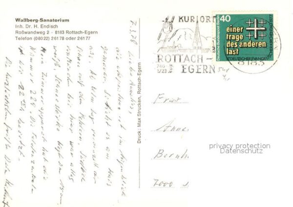 Rottach-Egern Wallberg Sanatorium – Bild 2