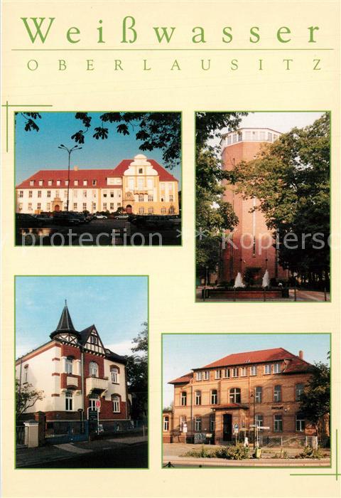 Weisswasser Oberlausitz Rathaus Wasserturm Touristeninformation