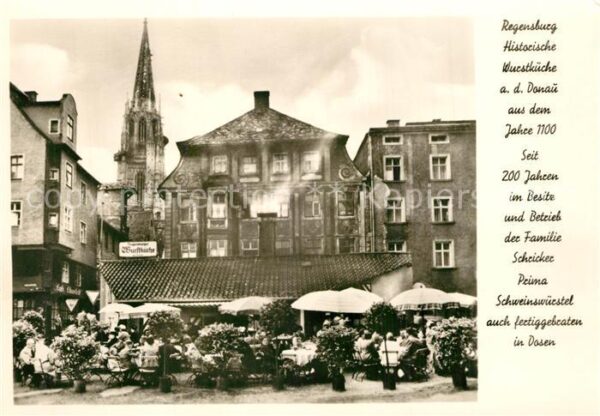 Regensburg Historische Wurstküche 12. Jhdt.