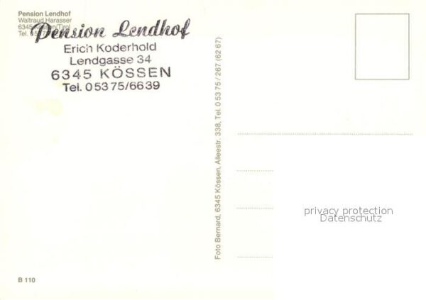 Koessen Tirol Pension Lendhof Alpen – Bild 2