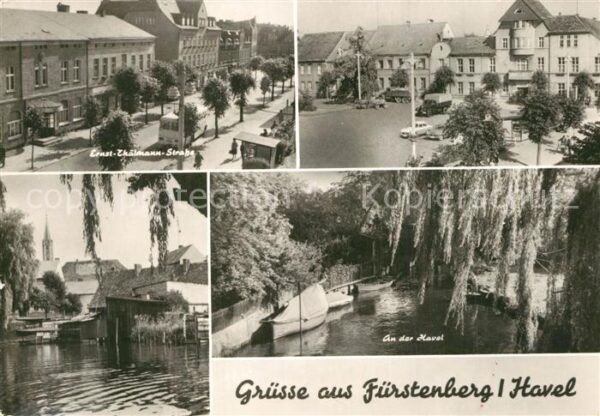 Fuerstenberg Havel Ernst Thälmann Strasse Partie an der Ha
