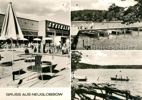 Neuglobsow FDGB Erholungsheim Stechlin Bootsanlege