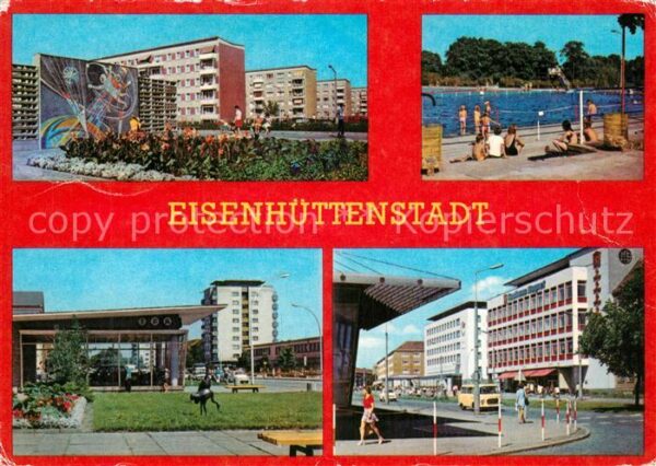Eisenhuettenstadt 6. Wohnkomplex am Fröbelring Schwimmbad