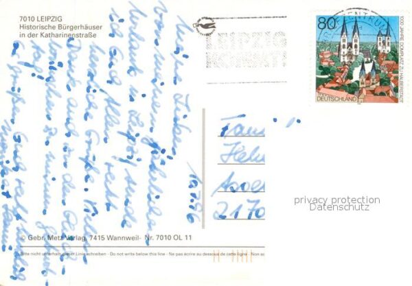 Leipzig Historische Bürgerhäuser Katharinenstra – Bild 2