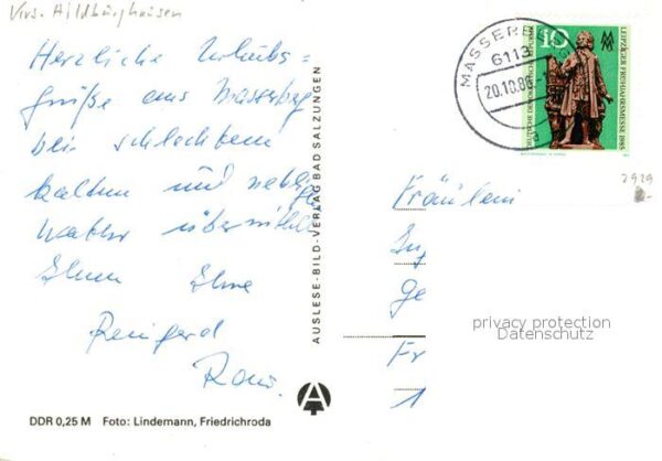 Masserberg FDGB Erholungsheim Otto Grotewohl Halle – Bild 2