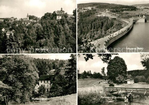 Alt Joessnitz Panorama Talsperre Pöhl Ferienheim Loch