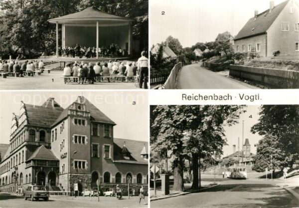 Reichenbach Vogtland Musikpavillon Stadtpark Göltzschtalblic