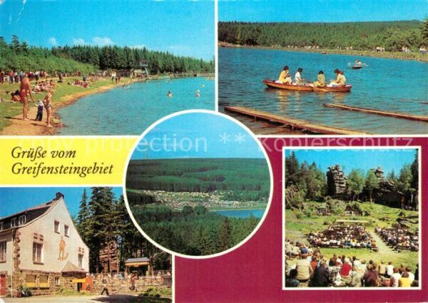 Greifensteine Erzgebirge Greifensteingebiet Freibad Stauweiher B