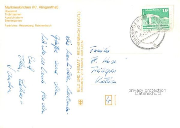 Markneukirchen Panorama Trobitzschen Aussichtsturm Bie – Bild 2