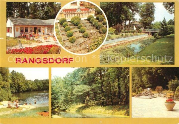 Rangsdorf Eiscafe Schloss Sanssoucie in Miniatur