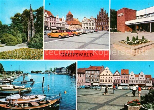 Greifswald Rubenowdenkmal Platz der Freundschaft H
