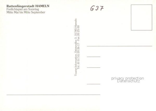 Hameln Weser Rattenfängerstadt Freilichtspiel – Bild 2
