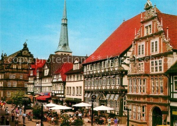 Hameln Weser Rattenfängerstadt Altstadt Fussgängerzo