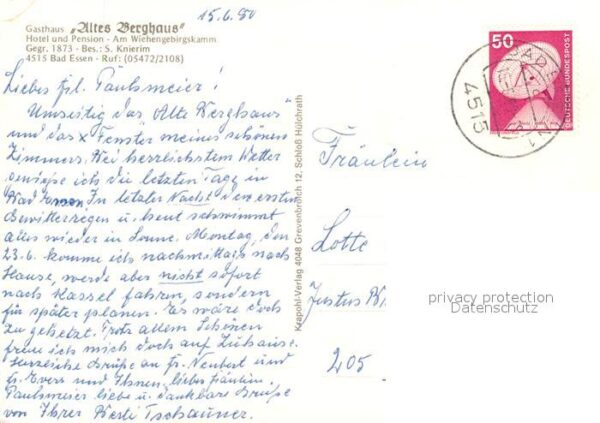 Bad Essen Gasthaus Altes Berghaus Terrasse – Bild 2
