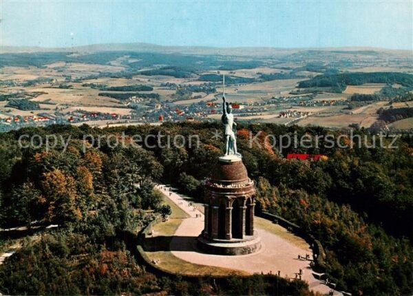 Detmold Hermannsdenkmal im Teutoburger Wald Fli