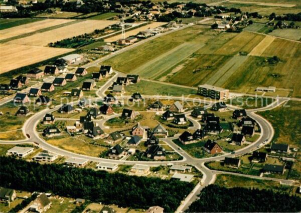 Wyk Foehr Nordseeheilbad Fliegeraufnahme