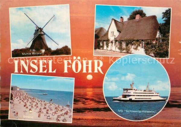 Insel Foehr Mühle Wrixum Rosenhaus Nieblum MS Schle