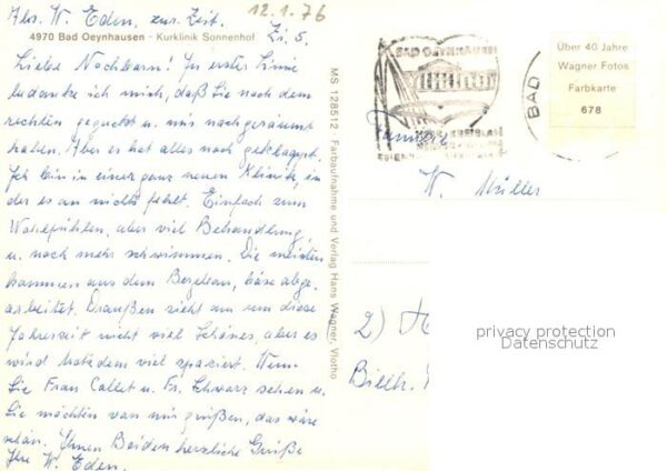 Bad Oeynhausen Kurklinik Sonnenhof – Bild 2