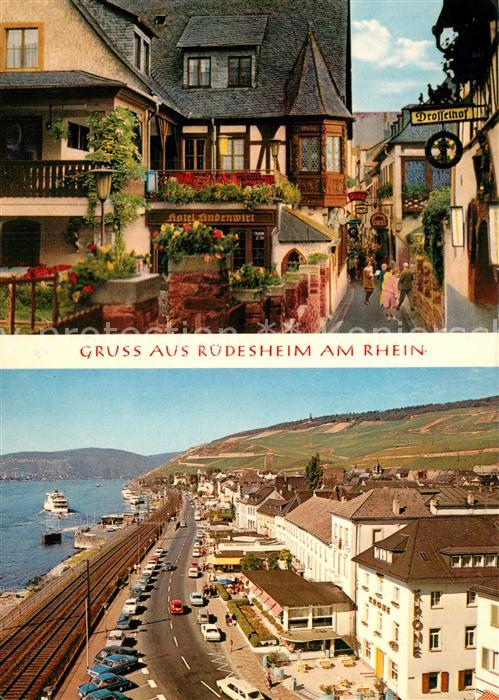 Ruedesheim Rhein Drosselgasse Weinlokale Hotels Rheinstr