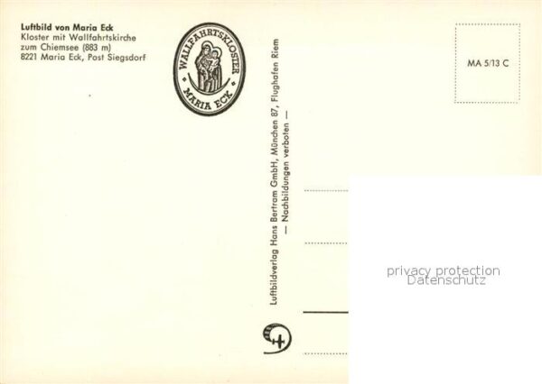 Maria Eck Kloster mit Wallfahrtskirche Fliegerauf – Bild 2