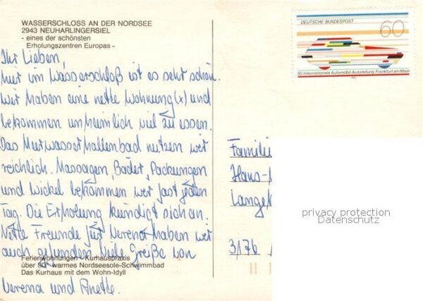 Neuharlingersiel Wasserschloss Nachtaufnahme Fliegeraufn – Bild 2