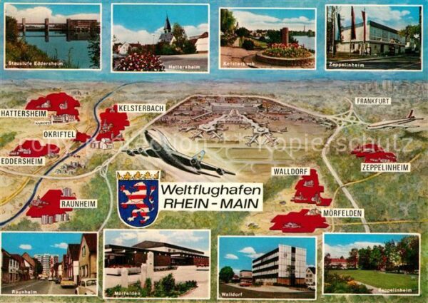 Frankfurt Main Weltflughafen Rhein Main und Umgebung